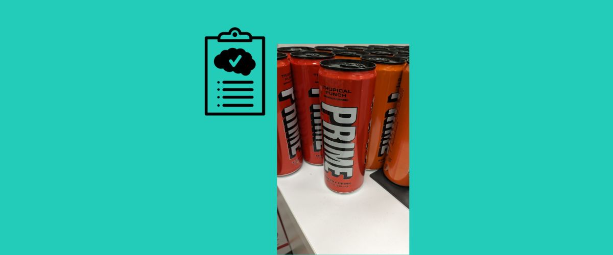 Photo of Prime energy drinks with a Primers icon