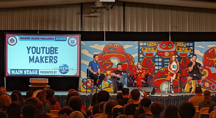 YouTube Creators panel at Maker Faire Orlando 2025