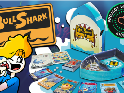 Bull Shark! is a new card game by Storytime Animator Bryson (Haminations)